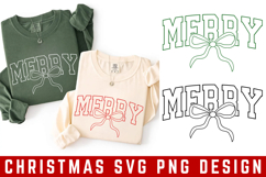 Merry SVG | Christmas Svg Png Product Image 1