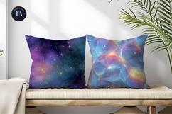 Holographic Rainbow Galaxy Texture Digital Paper Product Image 2