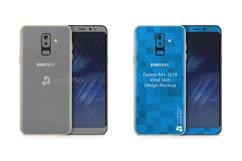 Samsung Galaxy A6 Plus Vinyl Skin Design Mockup 2018 Product Image 2