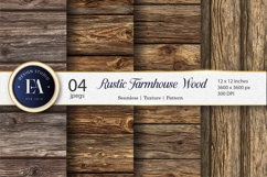 Rustic Farmhouse Plank Texture Seamless Digital Paper Product Image 1