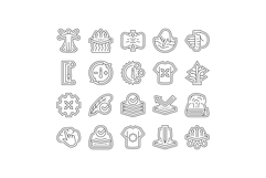 comfort usability product icons set vector Product Image 1