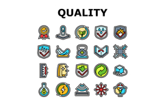 quality materials product icons set vector Product Image 1