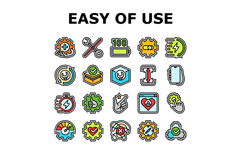 ease of use product icons set vector Product Image 1