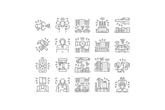 noise pollution icons set vector Product Image 1