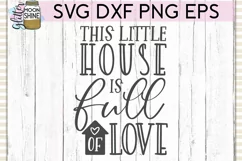This Little House SVG DXF PNG EPS Cutting Files Product Image 2