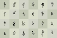 Wildflower and Herbs Hand Drawn Clip Art Pack Product Image 2