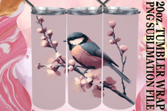Joyful journeys 20oz tumbler wrap, Birds Product Image 1