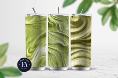 Matcha Latte Swirl Pattern, Creamy Matcha Abstract Paper Product Image 2