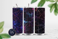 Neon Cobweb Digital Papers, Spooky texture Product Image 2
