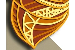 Bear multilayer SVG/ Bear cut file/ 3D layer/ Plywood cut Product Image 7