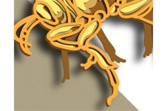 Bee multilayer SVG/ Bee cut file/ 3D layer/ Plywood cutting Product Image 6
