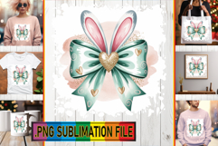 RADIANT TSHIRT Gift Ideas PNG, Easter Bow Product Image 1