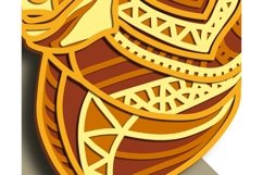 Bear multilayer SVG/ Bear cut file/ 3D layer/ Plywood cut Product Image 4