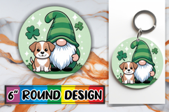 Unique Round Ornaments Design PNG, St Patricks Product Image 1