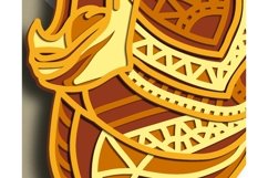 Bear multilayer SVG/ Bear cut file/ 3D layer/ Plywood cut Product Image 5
