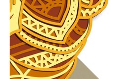 Bear multilayer SVG/ Bear cut file/ 3D layer/ Plywood cut Product Image 6
