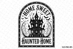 Haunted Home Svg | Halloween Svg | Svg Cut Files Product Image 1