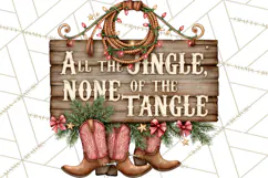 Western Wintertide Christmas Clipart PNG Files Product Image 2