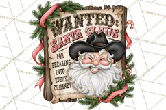 Western Wintertide Christmas Clipart PNG Files Product Image 3