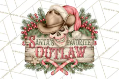 Western Wintertide Christmas Clipart PNG Files Product Image 5