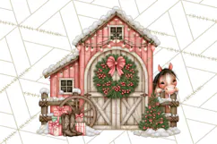 Western Wintertide Christmas Clipart PNG Files Product Image 4