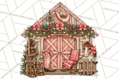 Western Wintertide Christmas Clipart PNG Files Product Image 5