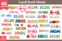 Mothers Day Latch Hook Bundle, Mom, Mama PNGs Product Image 1