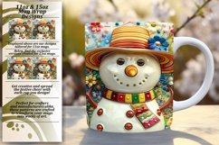 Tropical Mug Wrap Tidings: Christmas Snowman Wraps Product Image 1