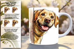Puppy Whimsy Sublimation Mug - 11oz/15oz Product Image 1