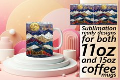 Golden Rose Radiance Mug Wrap: Glitter Sublimation, Spring Product Image 1