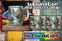 Spring Tranquility: 3D Mug Sublimation 15oz Product Image 1