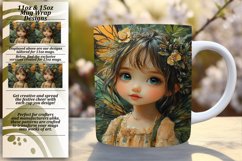 LUSH 15oz PNG Mug Wrap Template , Fairy Product Image 1