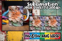 Abstract Illusion 3D Mug Wrap, 11oz 15oz Sublimation Product Image 1