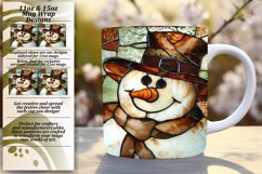 Winter Holiday Snowman Mug Wrap 3D Product Image 1