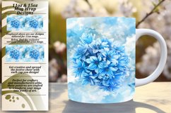 Bright Floral Mug 11oz/15oz Wrap Design Sublimation Product Image 1