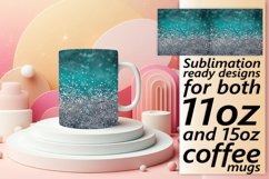 Floral Leopard Sparkle Mug Design Product Image 1