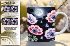 Sweet 15oz Mug Wrap Png Artwork , Flowers Product Image 1