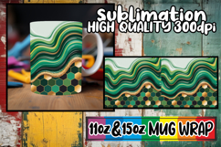 Radiant evenings sublimation print wrap, Pattern Product Image 1