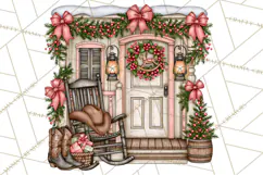 Western Wintertide Christmas Clipart PNG Files Product Image 2