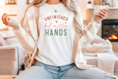Christian Quote SVG - Faith Saying | In His Hands Product Image 4
