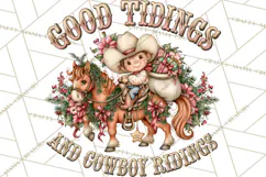 Western Wintertide Christmas Clipart PNG Files Product Image 3
