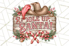 Western Wintertide Christmas Clipart PNG Files Product Image 5