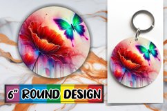 Radiant Round Designs for Kids, Butterfly Product Image 1