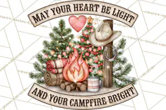 Western Wintertide Christmas Clipart PNG Files Product Image 2