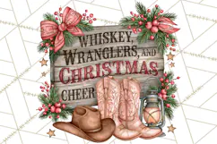 Western Wintertide Christmas Clipart PNG Files Product Image 3