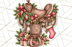 Western Wintertide Christmas Clipart PNG Files Product Image 4