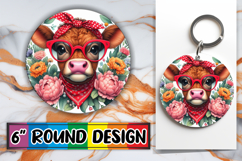 Timeless Round Coasters Design PNG, Cute Animals Product Image 1