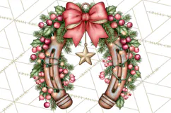 Western Wintertide Christmas Clipart PNG Files Product Image 2