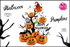 pumpkin for halloween tree, Autumn sublimation design Product Image 1