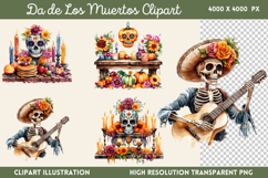 Da de Los Muertos Sublimation PNG Product Image 1
